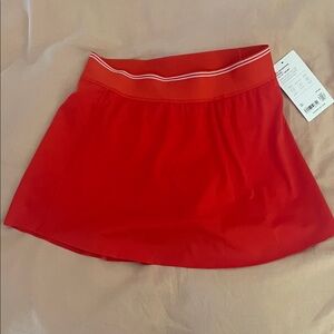 Red Athleta Women's tennis skort NEW